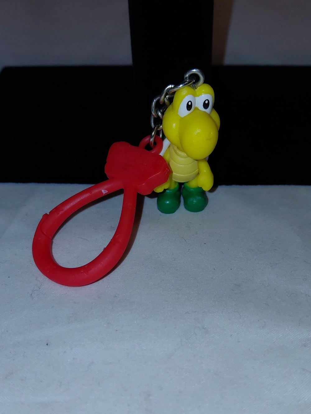 Nintendo Yellow Koopa Troopa Keychain with Red Loop and Green Shoes